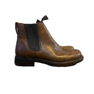 Timberland Boots Waterproof Smart Comfort Size 8 Brown Leather 77031